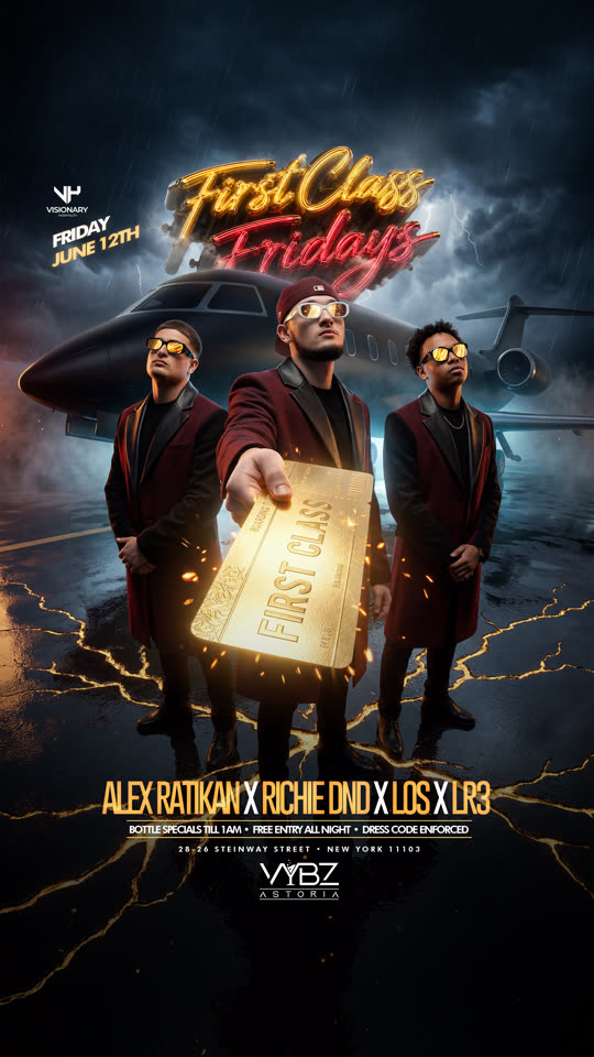 First Class Fridays, gold ticket edition