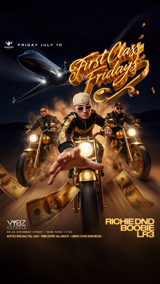 First Class Fridays, motorcycle edition