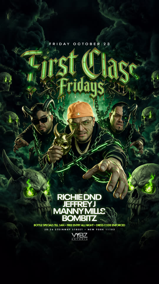 First Class Fridays Oct 23, chained edition