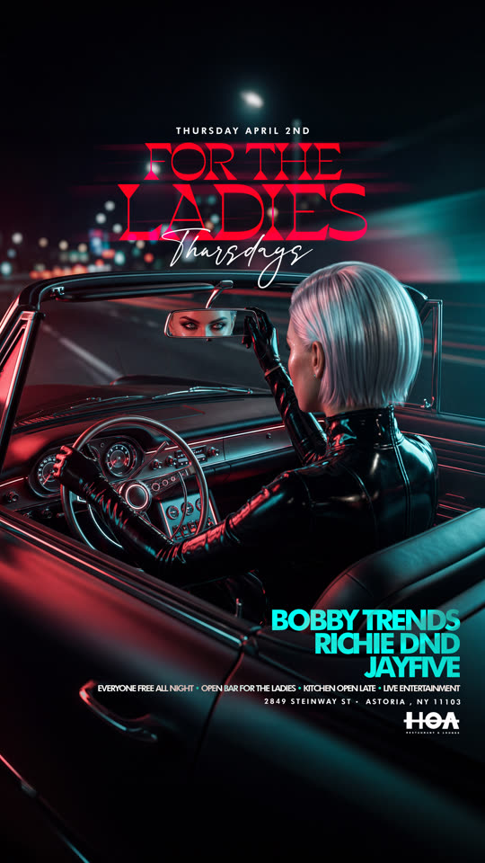 For the Ladies Thursdays, night drive edition