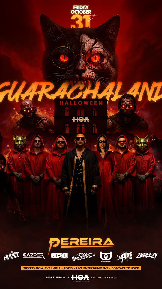 Guarachaland Halloween, event flyer