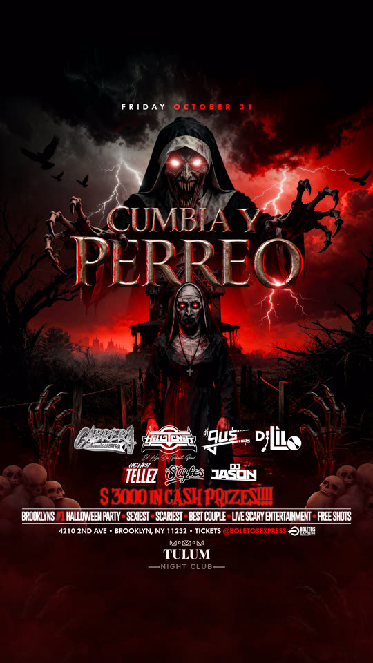 Cumbia y Perreo, halloween edition