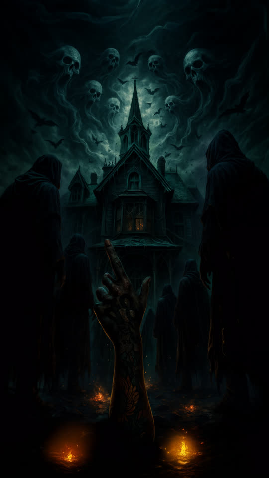 Halloween Night, haunted castle film