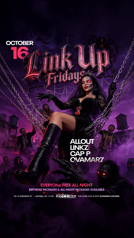 Link Up Fridays, black widow edition