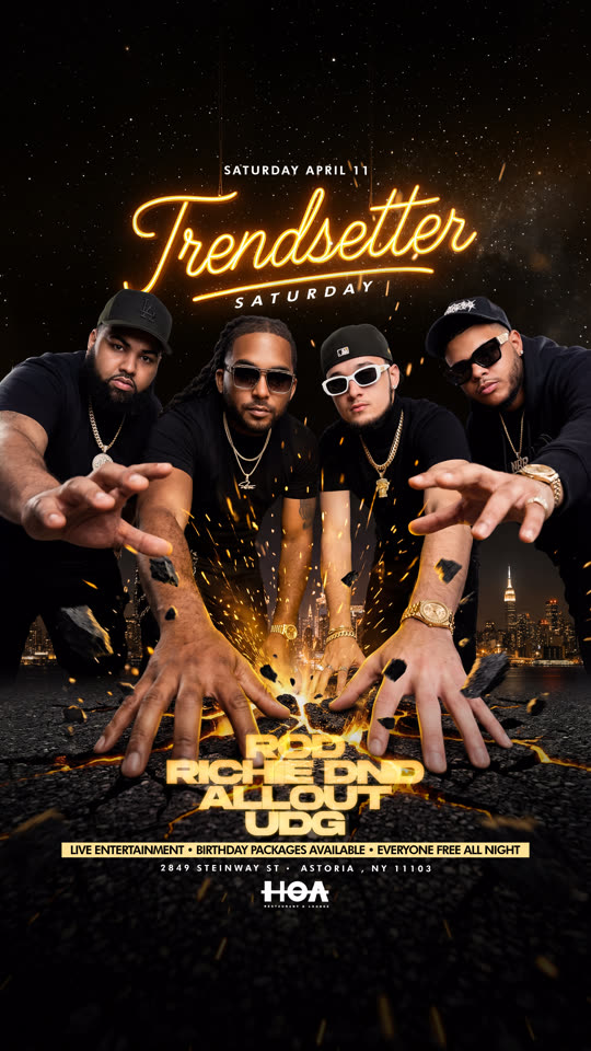 Trendsetter Saturdays, gold reach edition